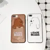 Mode iphone hoesje iPhone 11 / 11PRO / 11P MAX / XSMAX 7P / 8P 7/8 XR X / XS Designers Casual Bear Gedrukt Lederen Case 3 Stijl beschikbaar