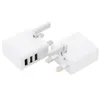 3-porty 3A UK 3PIN Plug USB Wall Charger Home Travel AC Adapter dla Samsung Galaxy Note 3 Huawei Szybkie ładowanie telefonu komórkowego