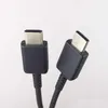 Original OEM-kvalitet 1m 3FT USB C Typ-C till Typ C-kablar Snabbladdningskabel för Samsung Galaxy S22 S21 S20 S10 S9 S8 S7 note 10 Plus Support PD Snabbladdningssladdar