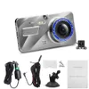 Nieuwe Meest populaire Auto DVR Dash Camera Driving Video Recorder Full HD Double Cams 1080P 170 graden 4 "WDR Motion Detection Parking Monitor
