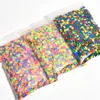 Pièches de puzzle multi-couleurs en forme de puzzle en forme de puzzle 50g Sacs pesés4 mm solvants non toxiques polyester paillettes 6587908