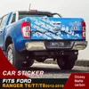 Car accessories 1 set 4x4 off road back door Letter spots graphic Vinyl car sticker fit for ford ranger T6/T7/T8 2012-2019