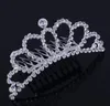 Shining Rhinestone Crown Girls039 Bruid Tiaras Fashion Crowns Hair Combs Bridal Headpieces Accessoires Party Haar sieraden voor W3221342