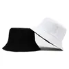 Cloches Unisex Sun Hats 여자 여름 더블 사이드 버킷 모자 남성 순수한 컬러 Sunbonnet Fedoras 야외 어부 바이저 유역 Cap1