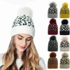 Bonnet/crâne casquettes chaud hiver bonnet tricot chapeau dames haute qualité balle Ski laine fourrure tricot1