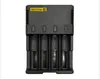 Nowy I4 Ładowarka baterii IntelliCharger Universal 1500MAH Maksymalna ładowarka wyjściowa dla 18650 18350 26650 10440 22650 18490 17670 Nitecore D4 I4