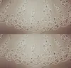 2022 Real Image Cheap Bling Bling Crystal Cathedral Bridal Veils Luxury Long Lace Applique Beaded Custom White Ivory High Quality Wedding Veils 3.5 M