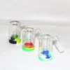 narghilè Raccoglicenere di vetro Contenitori di cera siliconica Ashcatcher 14mm 18mm Maschio Femmina Percolatore Adattatore per ciotola Accessori per fumatori per Bong in vetro