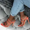 MORAZORA 2.020 novas mulheres chegada sandálias cores sólidas finas saltos altos sandálias sexy verão sapatos de casamento festa de mulher tamanho grande 43 0922