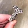 Vecalon vintage oval 8ct diamante cz anel original 925 prata esterlina noivado anéis de banda de casamento para mulheres nupcial jóias finas289c