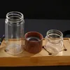 Doppelt verglaste, isolierte Teetasse für Teeblätter, Teewassertrennung