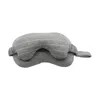 Portable U-formad kudde Multi-Function Eye Mask Hals Kuddehandtag Flygplan Kontor Nappa Bekväm kuddar Hem Office Decor VT1681