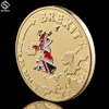 5PC UK BREXIT EU Folkomröstning Independence Craft Gold Commemorative Euro -mynt med skyddskapsel4374785