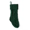 Borsa regalo per calze di Natale in maglia di grandi dimensioni per un albero di Natale Ornamento a casa Decorazione per interni per bambini Bag3142258