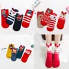 Christmas Woman Socks Cartoon Santa Claus Elk Animal Pattern Socks Holiday Warm Fashion Cartoon Christmas Socks