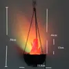 selling electronic brazier 20cm small brazier lamp bar Halloween decoration lamp flame lamp bonfire party chandelier242o