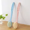 Badborste Back Body Bad Dusch Scrubber Borstar Långt handtag Exfoliating Scrub Hud Massager Exfoliation Badrum Ta bort BH4108 TYJ