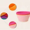 Silicone Cake Mold Round Shaped Muffin Cupcake Baking Molds Kitchen Cooking Bakeware Maker Colorful DIY Cake Decorating Tools VT1632