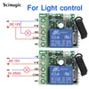 433 MHz draadloze afstandsbedieningsschakelaar DC 12V 1CH Relaisontvangingsmodule en RF -zender elektronische vergrendelingsregeling DIY