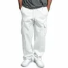 Mens Cargo Pants Joggers Cotton Sweat Pants Workout Loose Trousers Long Mens Sportswear Sweatpants Hip Hop Streetwear 4XL