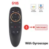 G10 G10S Pro Controles remotos de voz 2.4G Teclados sem fio Air Mouse Giroscópio Aprendizagem IR para caixa de tv Android HK1 H96 Max X96 mini