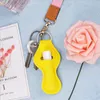 Läppstift hållare väska sublimering läppstift uppsättning Neopren tryckta parfymflaskor Keychain bröllop favoriserar gåva 10 designer bt502