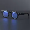 Vazrobe Vintage lunettes rondes montures mâle petit 43mm épaisseur jante verres hommes noir tortue lunettes marque Nerd2506