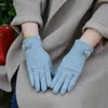 Autumn Winter Warm Cashmere Gloves For Women Thick Woollen Female Fashion Guantes Ladies Elegant Touch Screen1