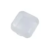 Mini plastique transparent petite boîte bijoux bouchons d'oreille boîte de rangement de pilules conteneur avec couvercles hameçon petits bacs haute plastique transparent