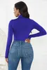 Mulheres Sexy Sólidos Turtleneck Macacões Romper Bodysuit manga comprida Tops Outono Inverno elegante Magro Bodycon Jumpsuit