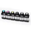250 ml / 500 ml één fles Wit / CMYK Kleur UV-inkt voor 1390 L800 1400 1410 R280 R290 R330 L1800 L805 A4 A3 SGS ROHS