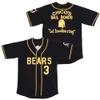 Mens Bad News Bears 12 Tanner Boyle 3 Kelly Leak Shirt 1976 Chico's Bail Bonds Movie Baseball Jerseys