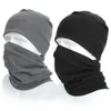 Hoed en sjaal set fietsen gezichtsmasker konijn wol winter warme wrap hals ring voor mannen en vrouwen sport hoeden sjaals Soild kleur