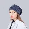 Beanies Feminino Skullies Cobertura Cap para Mulheres Algodão Floral Impressão Confortável e Solto Outono Inverno Ao Ar Livre Chapéus Frescos