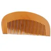 Drewno grzebień niestandardowe Twoje logo Broda Dostosowany Hairbrush Combs Laser Grawerowane Drewniane Włosy Dla Mężczyzn Grooming Pocket Super Wąska Gruba Madeira Pet Tool