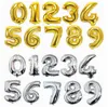 32インチレター番号バルーン箔バルーンゴールドシルバーレターデジタルグローブスバースデーパーティー装飾ベビーバスサプライSN14678087740