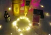 US STOCK LED String Light 3M Piccola luce a LED a batteria Filo d'argento Stringa di rame per Natale Decorazione per feste di Halloween fy8123