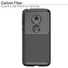 Carbon Fiber Shockproof Cover Soft TPU Gel case For Moto G7 Plus E6 Plus E6 Play E5 play G6 Z3 Z4 Play Moto one Power p30 note G7 Power