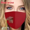 Máscara NOVO 1PCS lavável Protective Unisex potáveis ​​Máscaras fácil de beber Máscara protectora da Cobrindo grife máscaras de algodão face da tampa exterior Desporto