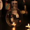 10PC 60MM 매달려 설정 tealight 홀더 유리 글로브 테라리움 웨딩 캔들 홀더 촛대 화병 홈 호텔 바 장식