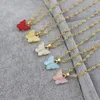 Butterfly Necklace Acrylic Colorful Wild clavicle chain Personality Trendy Necklaces pendant choker fashion jewelry