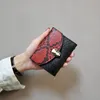 2020Designer nouvelle couture motif serpent portefeuille petit sac à main femmes court européen et belles femmes portefeuille mode trois fois coi214B