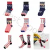 Trump-Socken, Präsident, MAGA, Trump-Briefstrümpfe, gestreifte Sterne, US-Flagge, Sportsocken, 7 Stile, MAGA-Socken, Partygeschenk, CYZ2760