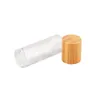 288pcs/lot 10ml high-grade bamboo roll on bottle ( Steel ball ), bamboo cap Ball perfume bottle Essential oil bottle LX3257