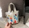 Designer- Handbags Purses Women Cartoon Doodle Bucket Bag Mini Girls Shoulder Bags New Ladis Crossbody Bag