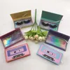 Caixa de embalagem de eyelash de gravador personalizado Novo gravador de moda cílios vazios capa magnética para compensar sem chicote