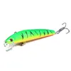 Fiske Lures Crankbait krokar 9,5cm / 8.5g Long Minnow Fiske Hård Bait Dykdjup: 0.6-1.2m 105pcs / Lot Gratis frakt