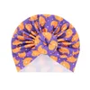 12 Colors Halloween Christmas Infant Toddler Unisex Ball Knot Caps Indian Turban Cap Baby Donut Hat Xmas Headband Hats M2780