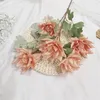 Поддельный Snow Лотос (5 ​​голов / шт) 28,84" Длина Моделирование Ubala цветы для свадебных дома Искусственных цветов