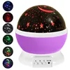 Ночник проектор лампа Звезда Starry Sky LED проектор Дети Baby Sleep Romantic водить проекционную лампу украшение партии морской GGA3710